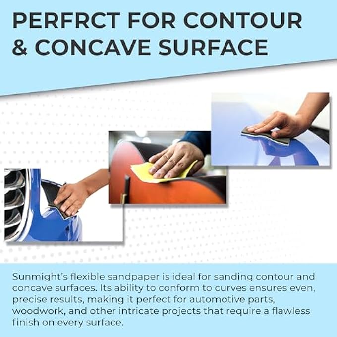 Sunmight FLEXIBLE SHEETS 5-1/4" X 6-3/4" 600G GRIP SHEET, 60118, 25 SHEETS - Image 5